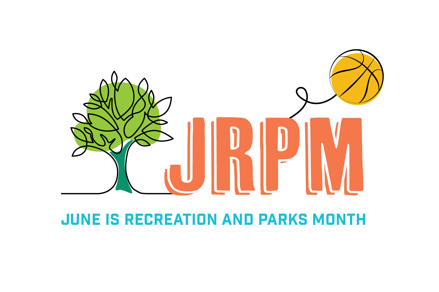 June Recreation Parks Month Logo